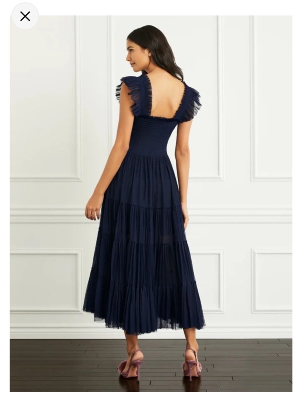 Hill House Navy Tulle Ellie Nap Dress - Picture 2 of 10